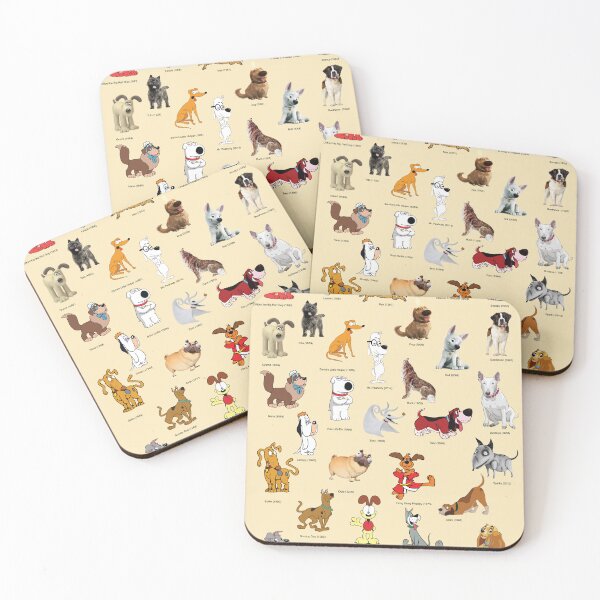 Item preview, Famous Dogs: Dog Collection Print designed and sold by Mr Mustard Prints.