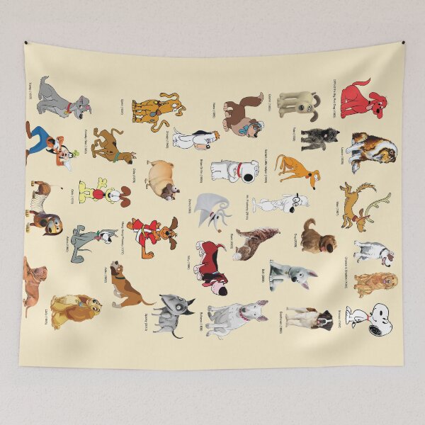 Item preview, Famous Dogs: Dog Collection Print designed and sold by Mr Mustard Prints.