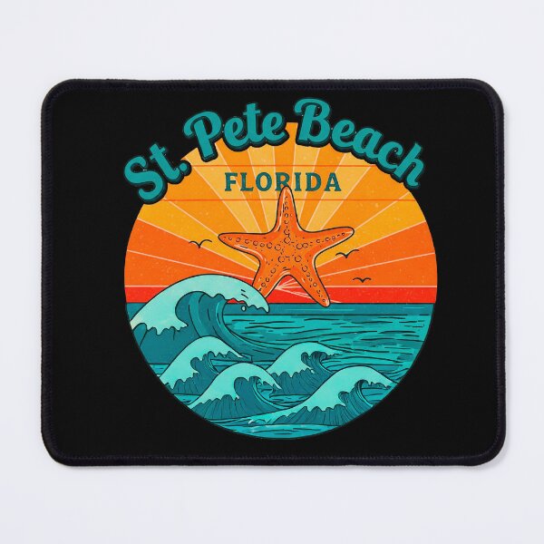 Item preview, St. Pete Beach Florida Vintage Sunset Starfish Design designed and sold by Mandeville Photography.