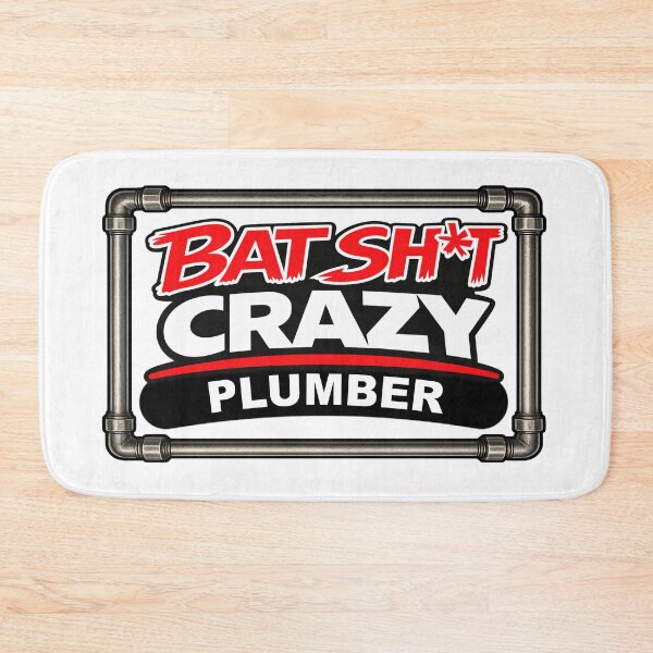 Item preview, BatShit Crazy Plumber with Pipe Picture Frame designed and sold by BSCI Designs.