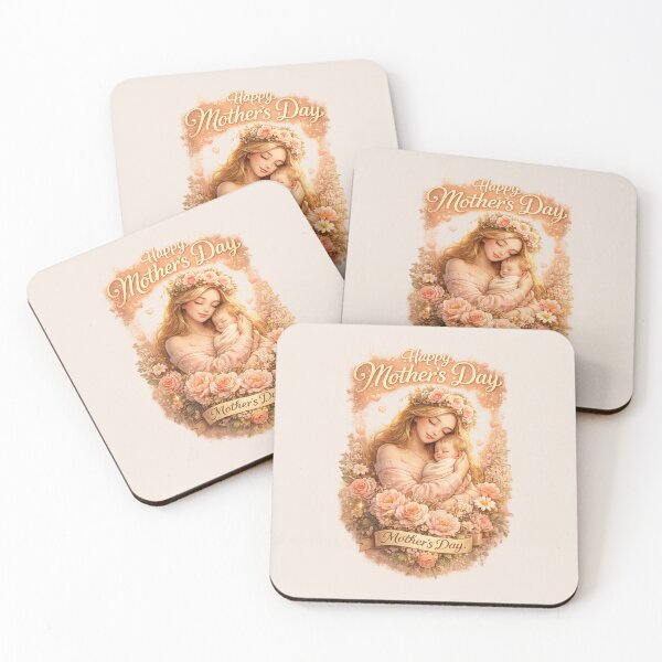 Artikelvorschau, Erstes Muttertagsgeschenk für frischgebackene Mütter – Romantisches Muttertagsdesign mit Blumenmotiv entworfen und verkauft von jglobal360.