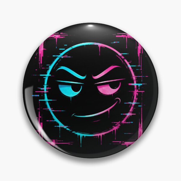 Item preview, Glitch Face – Smug Mode designed and sold by AlpineInkStudio.