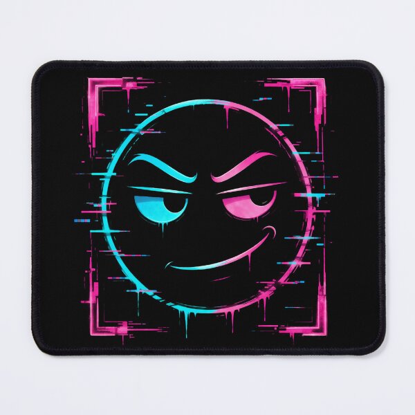 Item preview, Glitch Face – Smug Mode designed and sold by AlpineInkStudio.