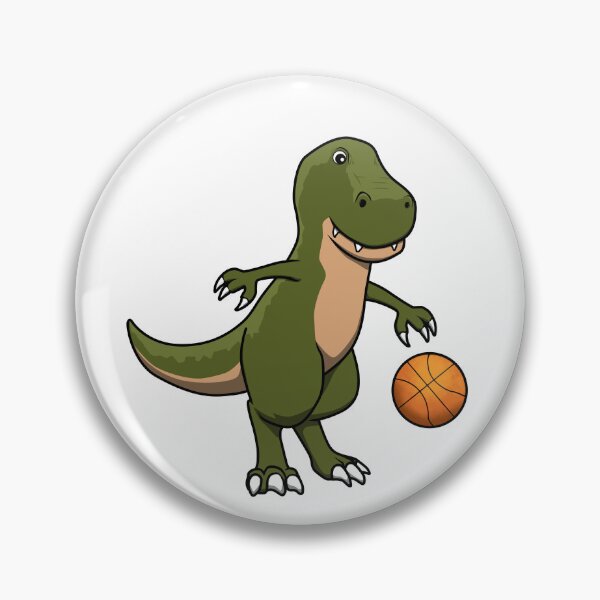 Item preview, Basketball Dinosaur T-Rex Dribble Design designed and sold by Jaudaux Designs.
