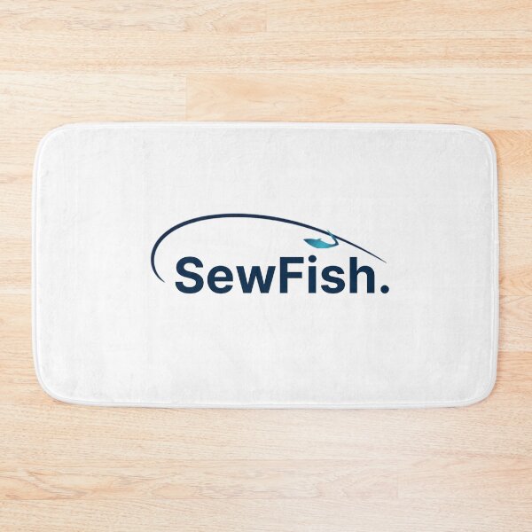 Item preview, SewFish: Minimalist Sewing Needle and Fishing Hook Logo designed and sold by ZadTicaret.