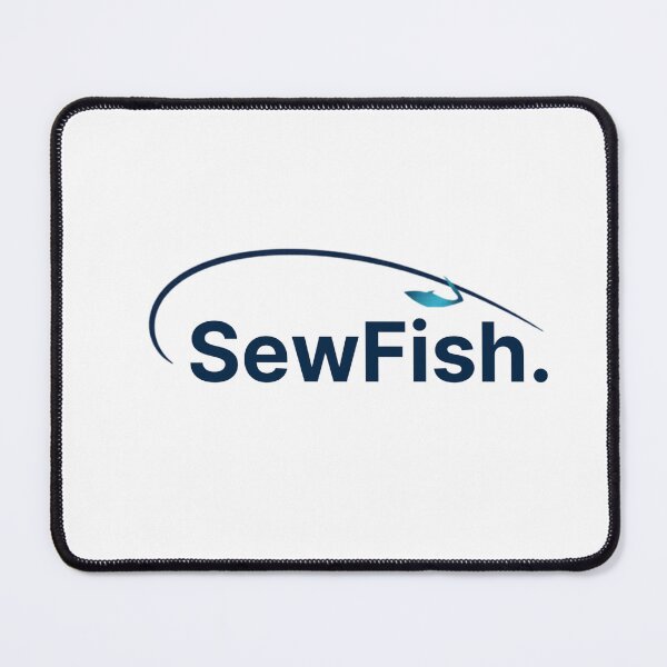 Item preview, SewFish: Minimalist Sewing Needle and Fishing Hook Logo designed and sold by ZadTicaret.