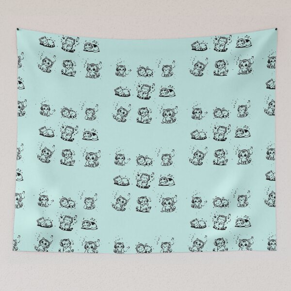 Item preview, Nine Grooving Cats designed and sold by joztees.