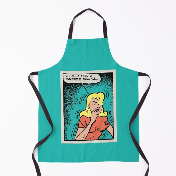 Item preview, Uh-Oh Sneeze Incoming Cartoon – Retro Comic Reaction Vintage Humor Pop Art designed and sold by wmxdesign.