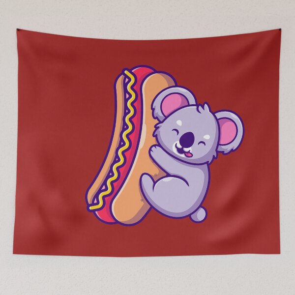 Item preview, Koala Eating Hotdog Adventure Down Under: Discover Australia’s Beauty Gunny Gifts designed and sold by MalwasBasket.
