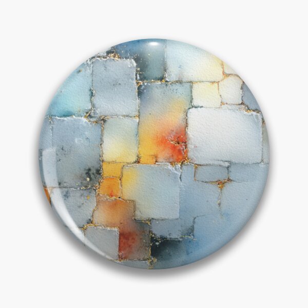 Item preview, Golden Fractured Blocks   designed and sold by AquamaraArt.