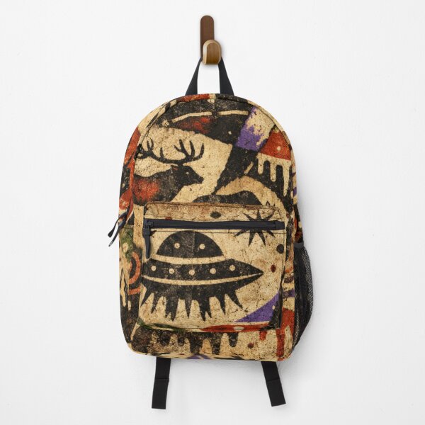 Item preview, stone age visions cave art style colorful abstract design designed and sold by SmashingDeals.