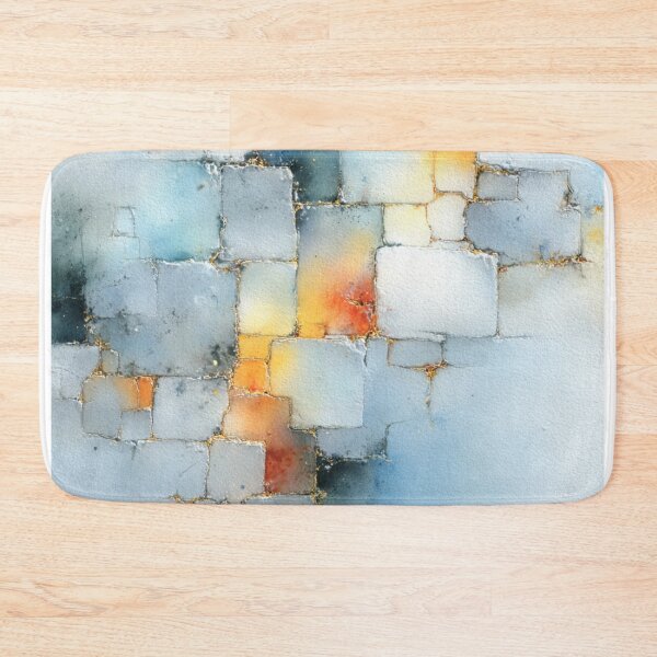 Item preview, Golden Fractured Blocks   designed and sold by AquamaraArt.