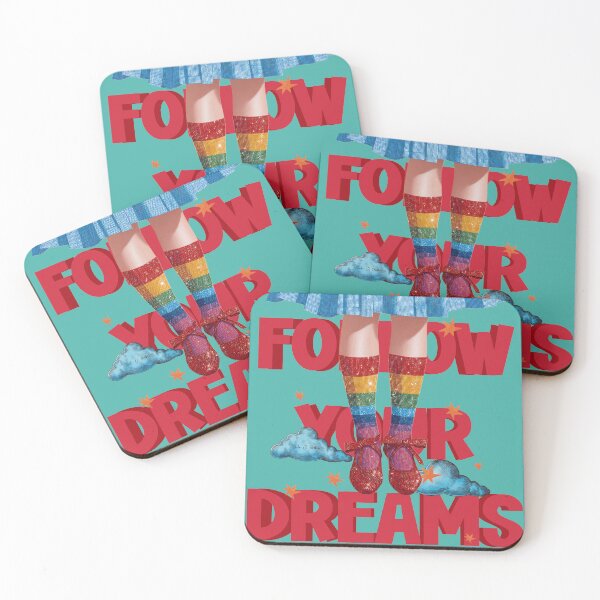 Item preview, Follow Your Dreams Rainbow Socks Art Print | Surreal Dorothy Inspired Illustration  designed and sold by ECBrothers.