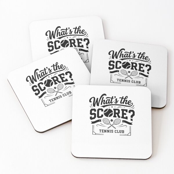Item preview, What's the Score Tennis Player Racket Design designed and sold by snowry.
