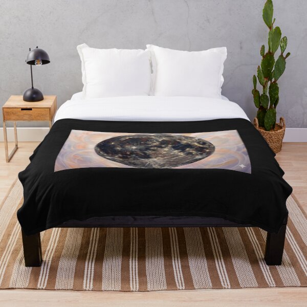 Item preview, Dark Moon with Stars Abstract Celestial Space Art designed and sold by Meteor Destroyer.