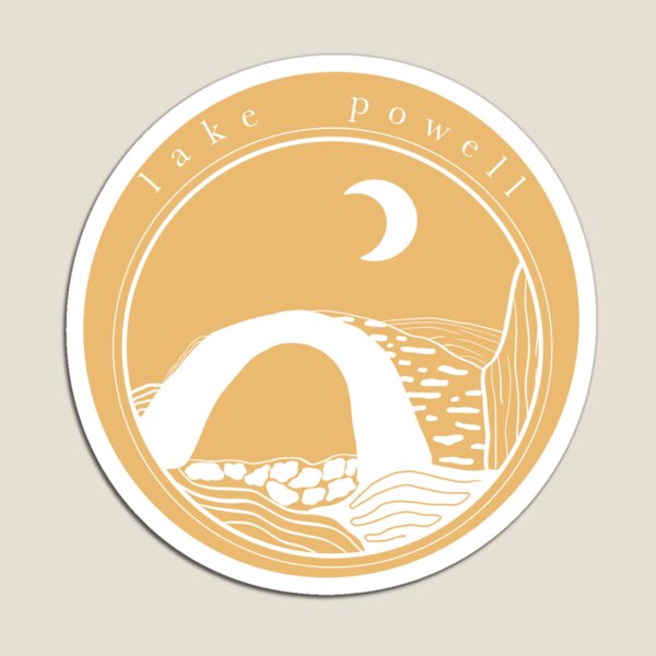 Item preview, Pegatina de arcos de verano para paseos en bote por el lago Powell designed and sold by Hannahspach.