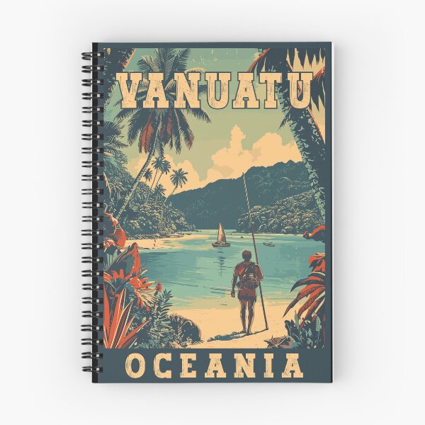 Item preview, Vanuatu In Oceania Tropical Paradise Travel Art designed and sold by turtlestart.