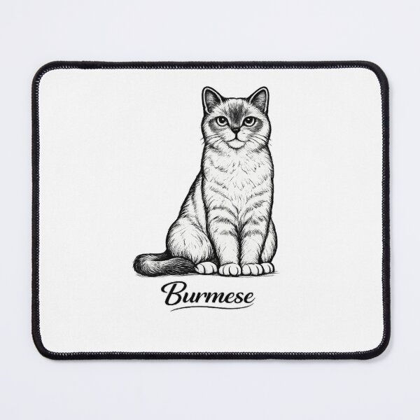 Item preview, Burmese Cat designed and sold by Trendythreads09.