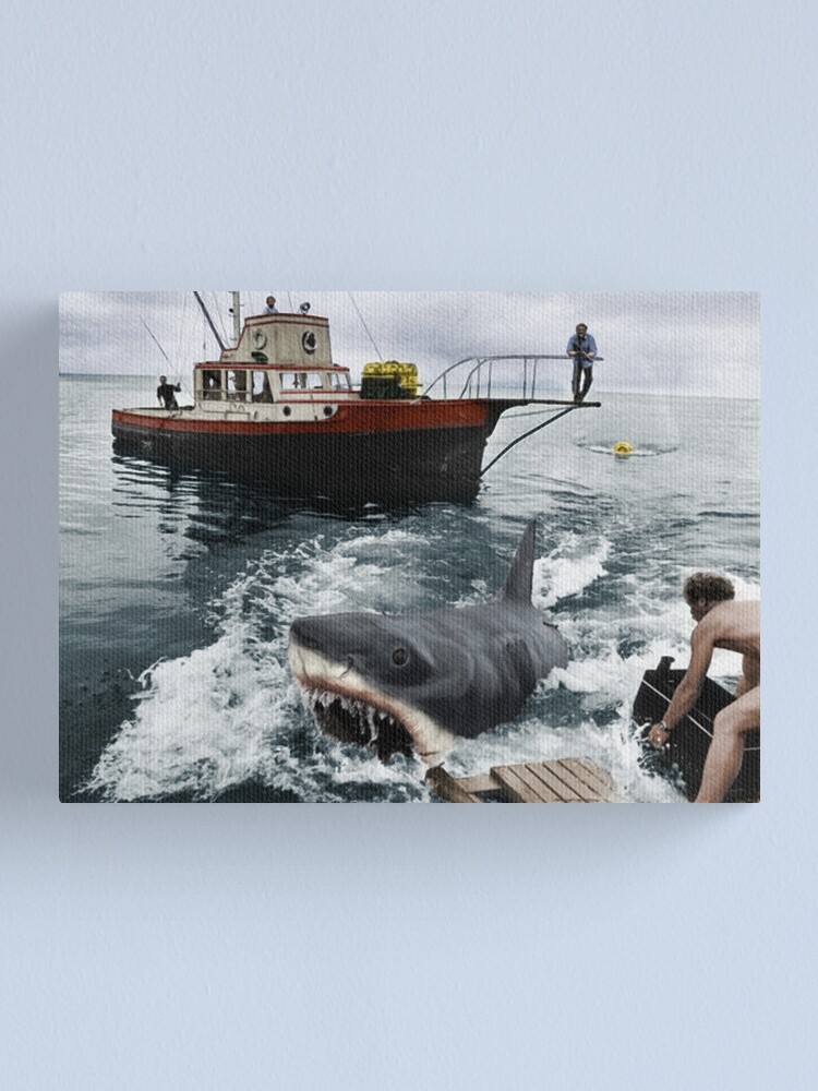 Jaws Photography Canvas Print for Sale by saraboone98