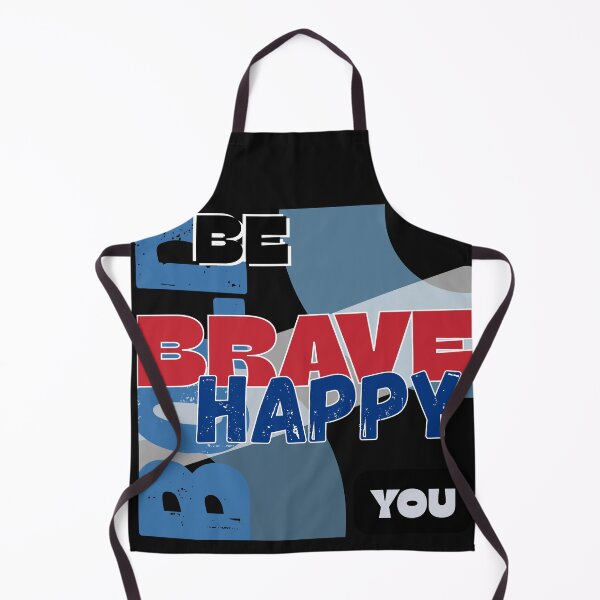 Item preview, Be Bold Brave HappyYou - Positive Red Blue - Affirmation designed and sold by LAJdesigns.