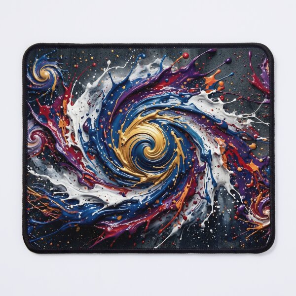Item preview, Colorful Spiral Galaxy Abstract Cosmic Space Art designed and sold by Meteor Destroyer.