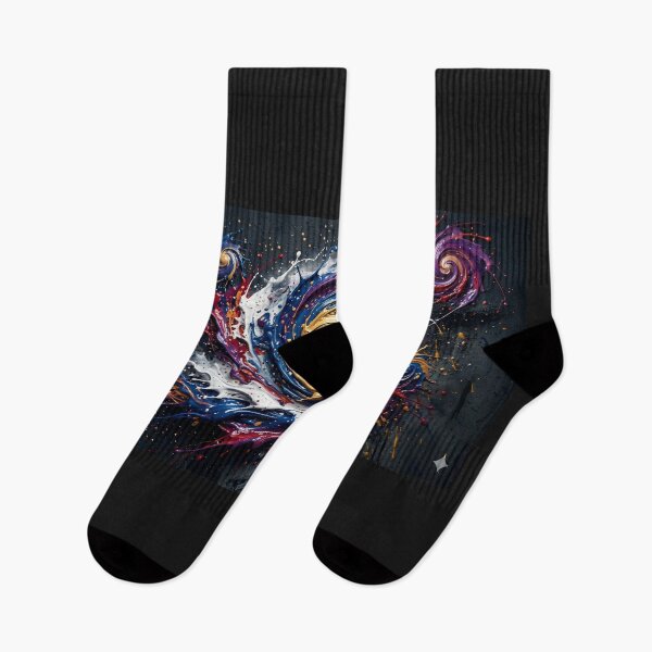 Item preview, Colorful Spiral Galaxy Abstract Cosmic Space Art designed and sold by Meteor Destroyer.