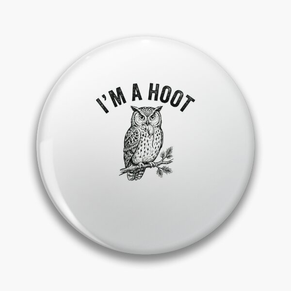 Item preview, Funny Owl with Mouse Hooting Bird Pun Design designed and sold by snowry.