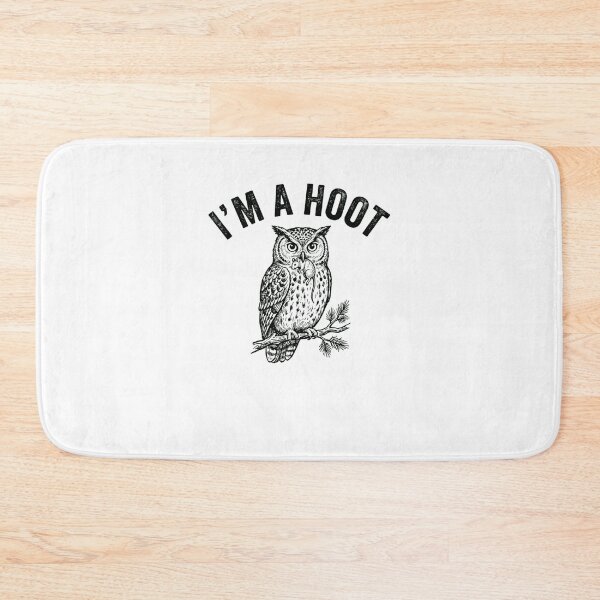 Item preview, Funny Owl with Mouse Hooting Bird Pun Design designed and sold by snowry.