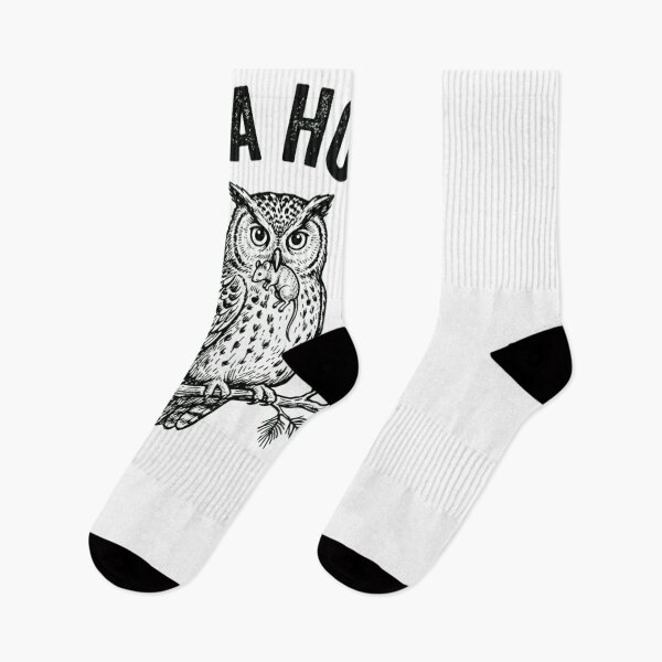 Item preview, Funny Owl with Mouse Hooting Bird Pun Design designed and sold by snowry.