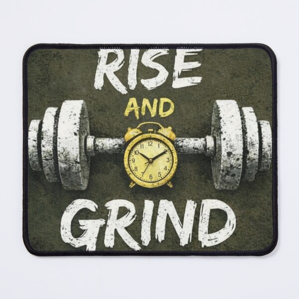 Item preview, Rise and Grind Gym Quote designed and sold by kirevon.