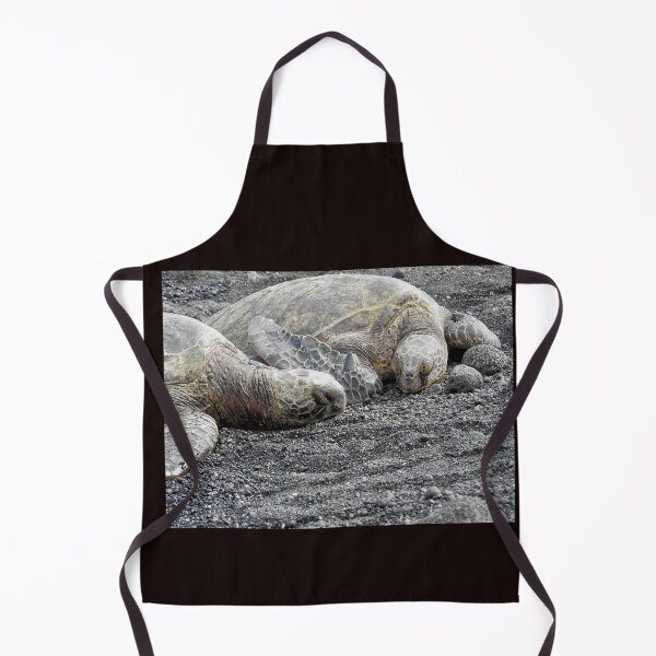Item preview, Black Sand Beach Hawaiian Sea Turtles designed and sold by Bri-1.