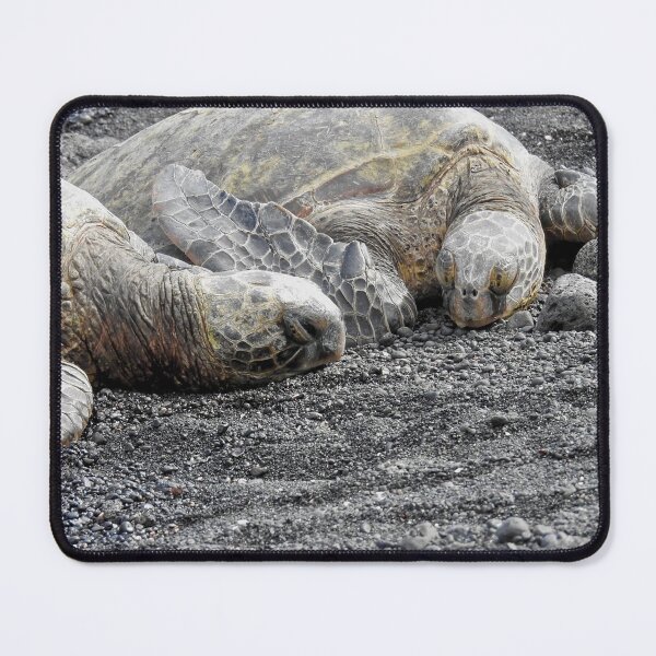 Item preview, Black Sand Beach Hawaiian Sea Turtles designed and sold by Bri-1.