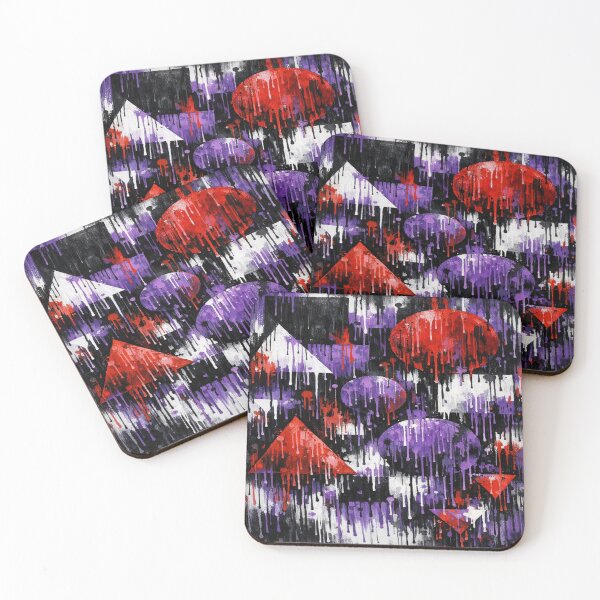 Item preview, dripping dimensions colorful geometric abstract designs designed and sold by SmashingDeals.