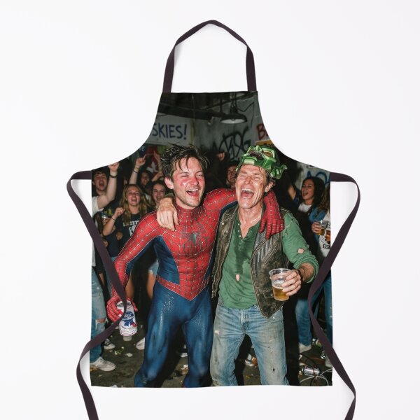 Item preview, Spider-Man & Green Goblin's Wild Night - Candid Paparazzi Party Photo designed and sold by MentalRecovery.