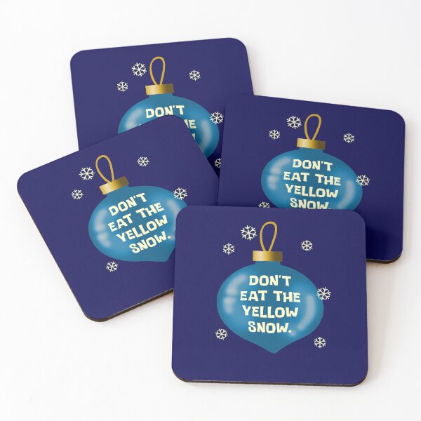 Item preview, Yellow Snow Ornament designed and sold by Normbot2000.
