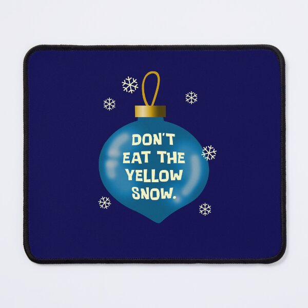 Item preview, Yellow Snow Ornament designed and sold by Normbot2000.