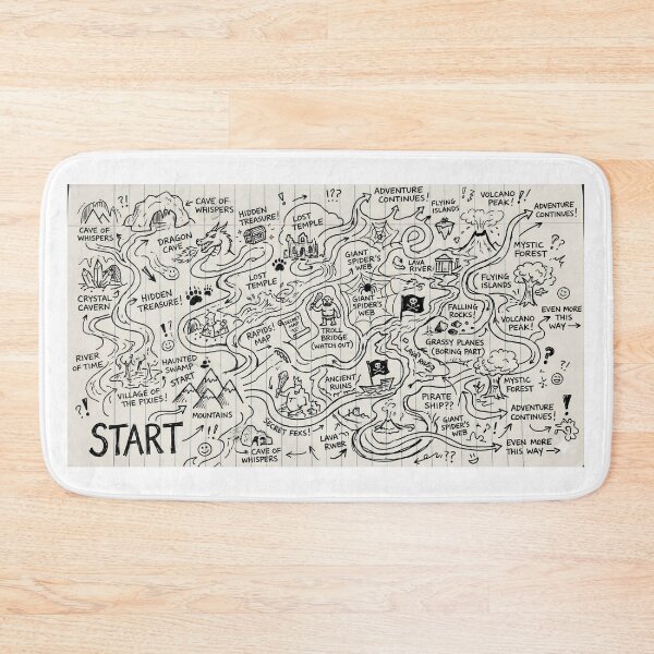 Item preview, Adventure Maze Map for Kids Fun Puzzle Activity Art designed and sold by Meteor Destroyer.