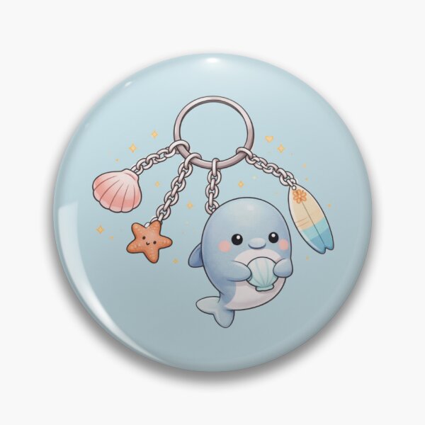 Item preview, Beach Day Keychain designed and sold by BritPoPBrat.