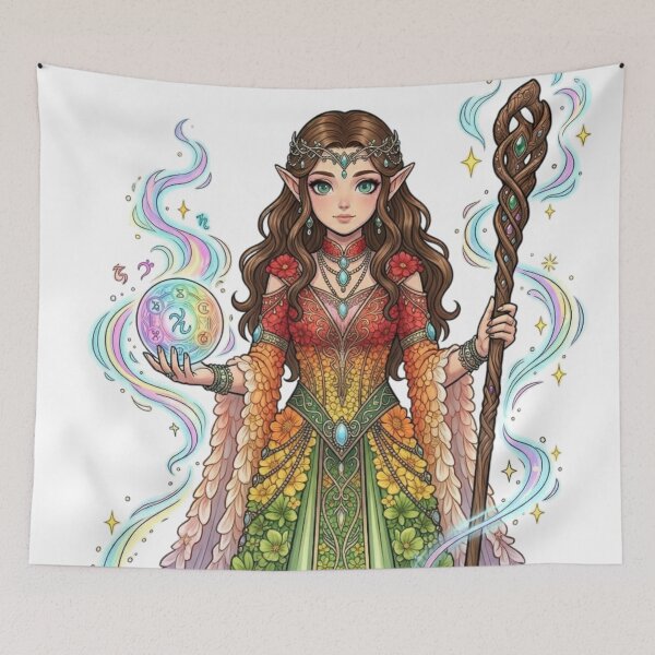Item preview, Elves in the Magical Forest designed and sold by PP&RAINBOW SHOP.