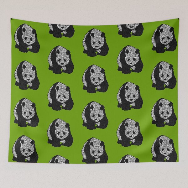 Item preview, Panda Dot Art Mosaic designed and sold by MSBM Designs.