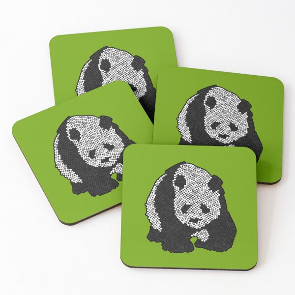 Item preview, Panda Dot Art Mosaic designed and sold by MSBM Designs.