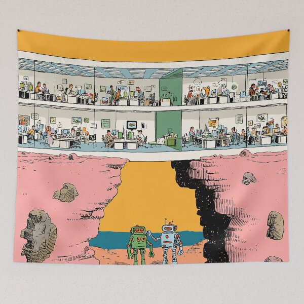 Item preview, Beneath the Corporate Cliff designed and sold by Venon28.