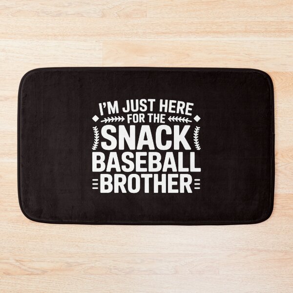 Item preview, I`m Just Here For The Snack Baseball Brother – Baseball Lover Brother Humor designed and sold by Redgiant87x.