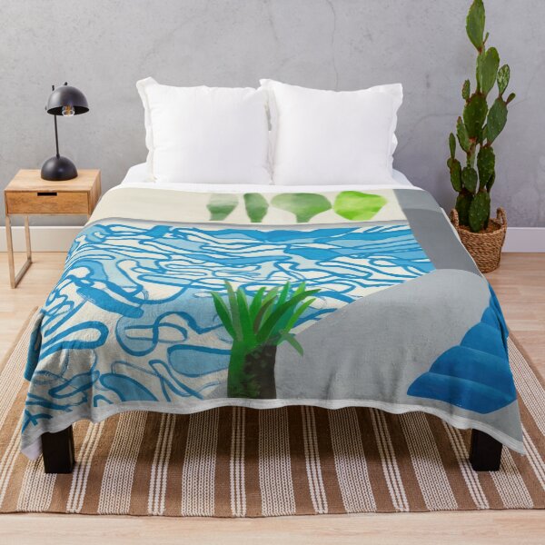 Item preview, David Hockney - David Hockney - David Hockney (20) - Vibrant California Pool – Pop Art Print Inspired by David Hockney designed and sold by KirstenShShop.