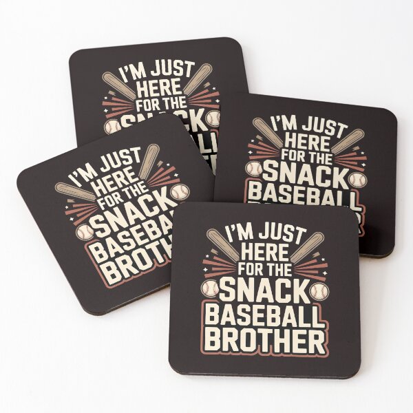 Item preview, I`m Just Here For The Snack Baseball Brother – Baseball League Game Day Humor designed and sold by Redgiant87x.