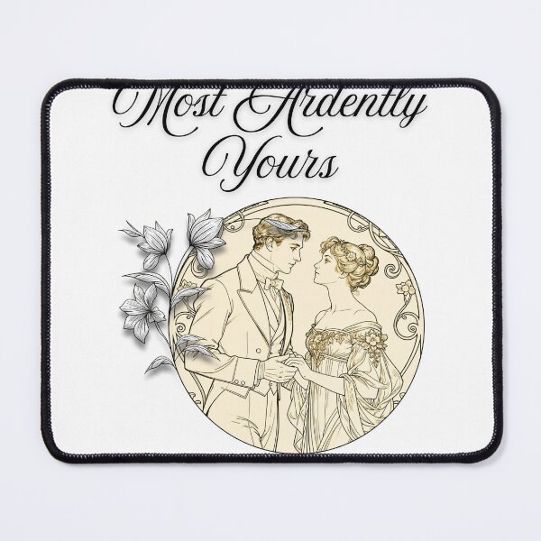 Item preview, Most Ardently Yours Shirt Regency Romance Book Lover Aesthetic Tee designed and sold by Estelle Printworks.