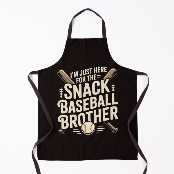 Item preview, I`m Just Here For The Snack Baseball Brother – Funny Baseball Game Day Quote designed and sold by Redgiant87x.