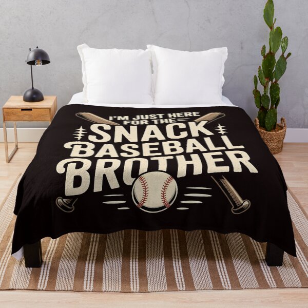 Item preview, I`m Just Here For The Snack Baseball Brother – Funny Baseball Game Day Quote designed and sold by Redgiant87x.