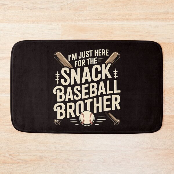 Item preview, I`m Just Here For The Snack Baseball Brother – Funny Baseball Game Day Quote designed and sold by Redgiant87x.
