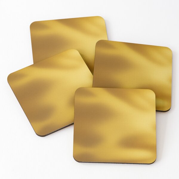 Item preview, Minimalist Golden Yellow Fabric Texture | Solid Warm Ochre Art designed and sold by Midnight Veil Designs.